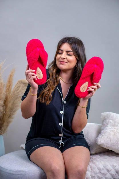 PANTUFA NUVEM ROSA
