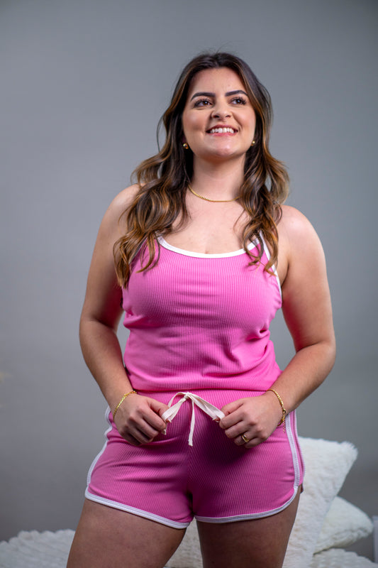 BABY DOLL CANELADO - CANTINHO ROSA