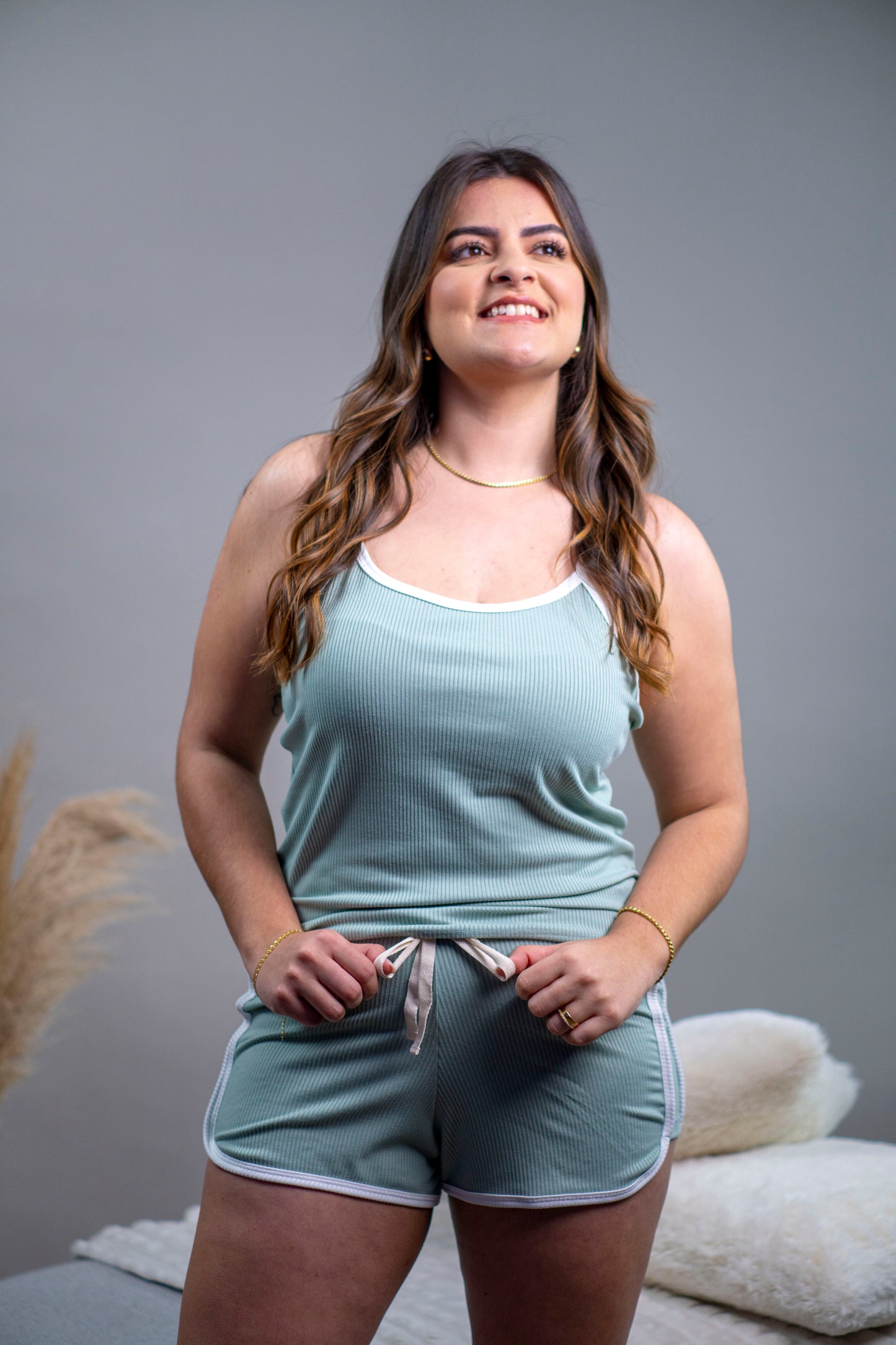 BABY DOLL CANELADO - ACONCHEGO VERDE TEOS