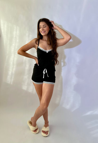 BABY DOLL ENCANTO - PRETO
