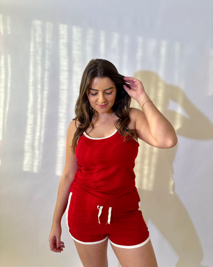 BABY DOLL ESSÊNCIA - VERMELHO PAIXÃO