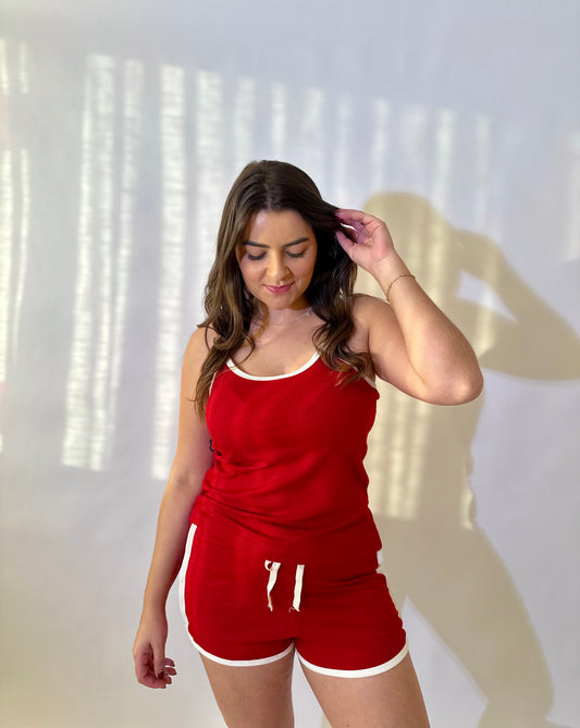 BABY DOLL ESSÊNCIA - VERMELHO PAIXÃO