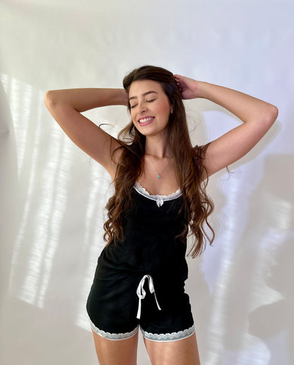 BABY DOLL ENCANTO - PRETO