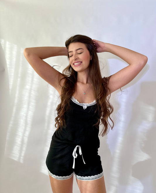 BABY DOLL ENCANTO - PRETO